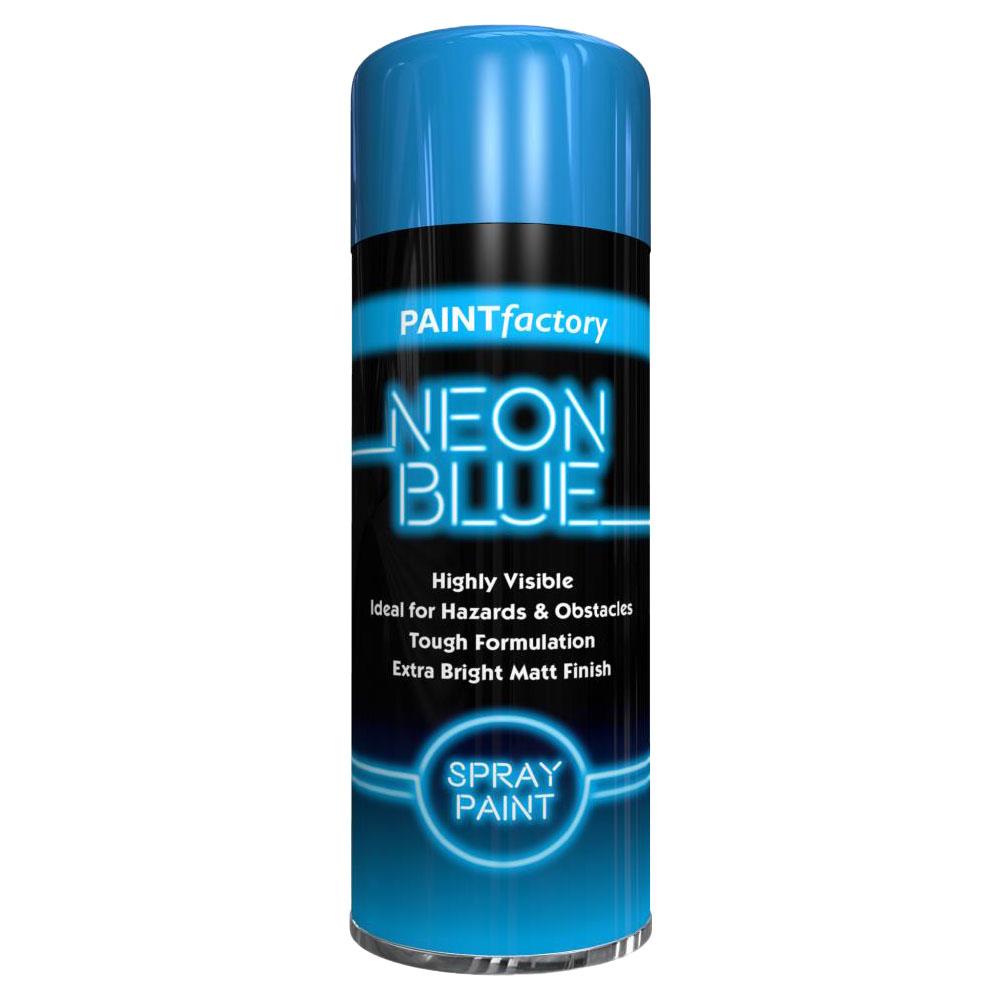 Paint Factory Blue Fluorescent Neon Spray Paint 200ml Spray Paint
