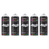 5X Clear Coat Clear Satin Spray 400ml