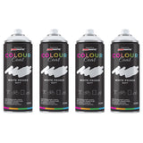 4X White Primer Matt Spray Paint 400ml