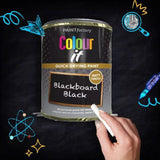 5X Paint Factory Blackboardpaint Factory Black Paint Tin 300ml