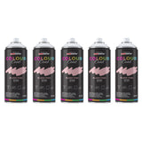 5X Blush Pink RAL 3015 Gloss Spray Paint 400ml