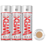 3X WRX Chrome Gold Spray Paint 400ml Spray Paint