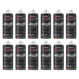 12X Grey Primer Matt Spray Paint 400ml