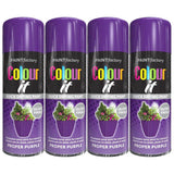 4X Paint Factory Proper Purple Gloss Spray Paint 400ml Spray Paint