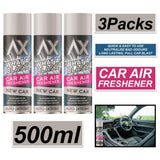 3X - What A Blast! New Car Car Air Freshener Spray 500ml Car Air Freshener