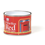 4X Pillar Box Red Paint Tin 180ml