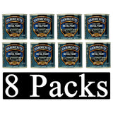 8X Hammerite Hammered Dark Green Paint 250ml Tin Paint