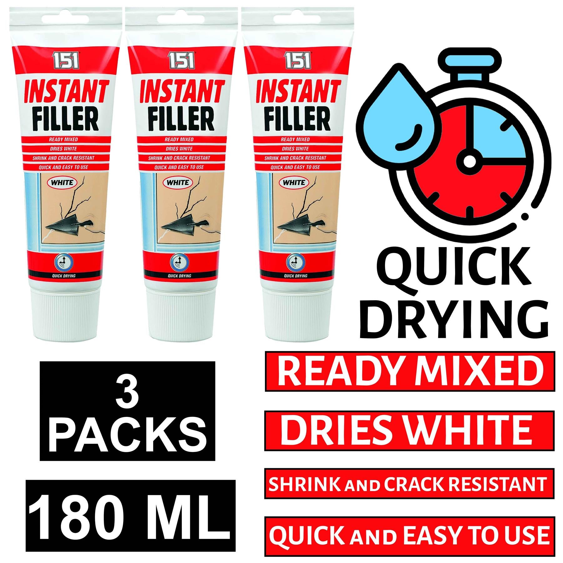 3X Instant Filler Tube 180ml Instant Filler