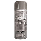 Paint Factory Metallic Silver Spray Paint 200ml Spray Paint