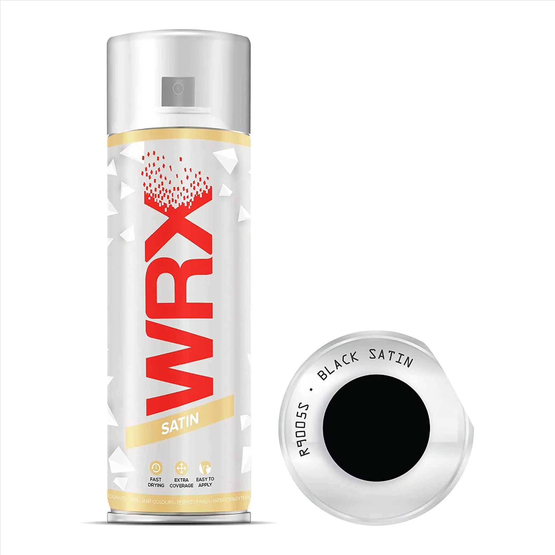 WRX Satin Black Spray Paint 400ml Spray Paint