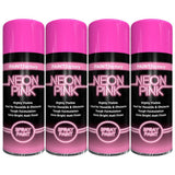 4X Paint Factory Neon Pink Spray Paint 400ml Spray Paint