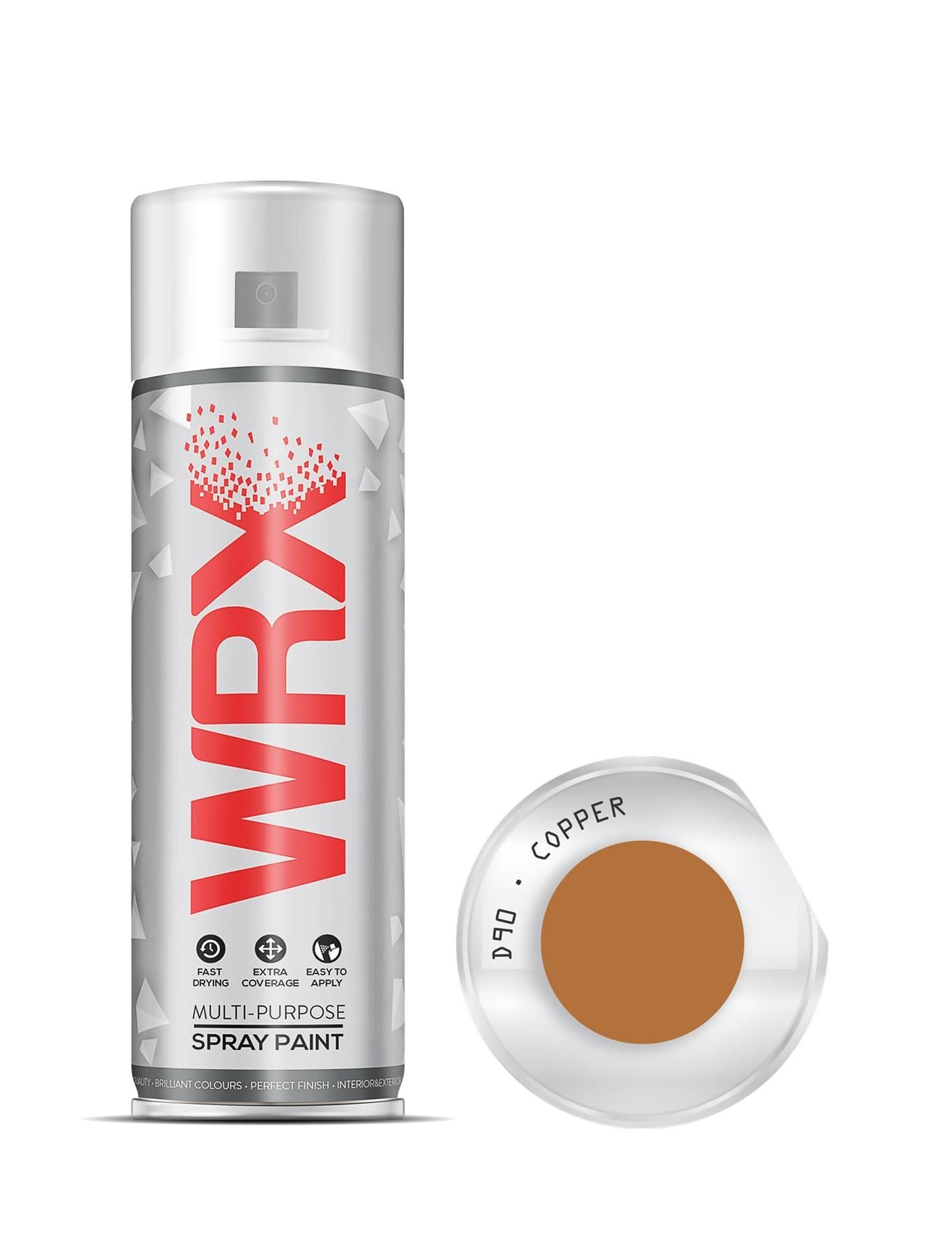 12X WRX Copper Multi Purpose Spray Paints 400ml