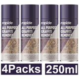 4X - Graffiti Remover Spray 250ml Lubricant