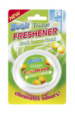 6X Duzzit Fresh Lemon Scented Oval Fridge Freshener