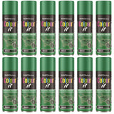12X Grass Green Gloss Spray Paint 250ml