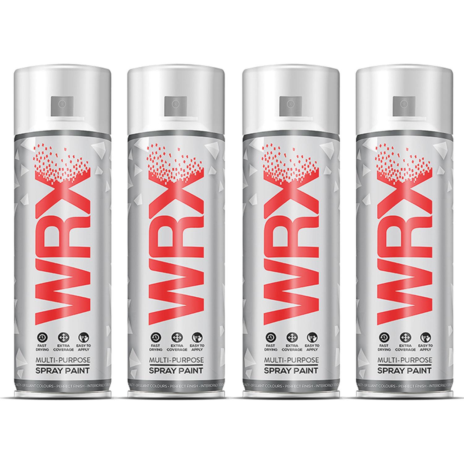 4X WRX White Surface Primer Spray Paints 400ml Technical Spray