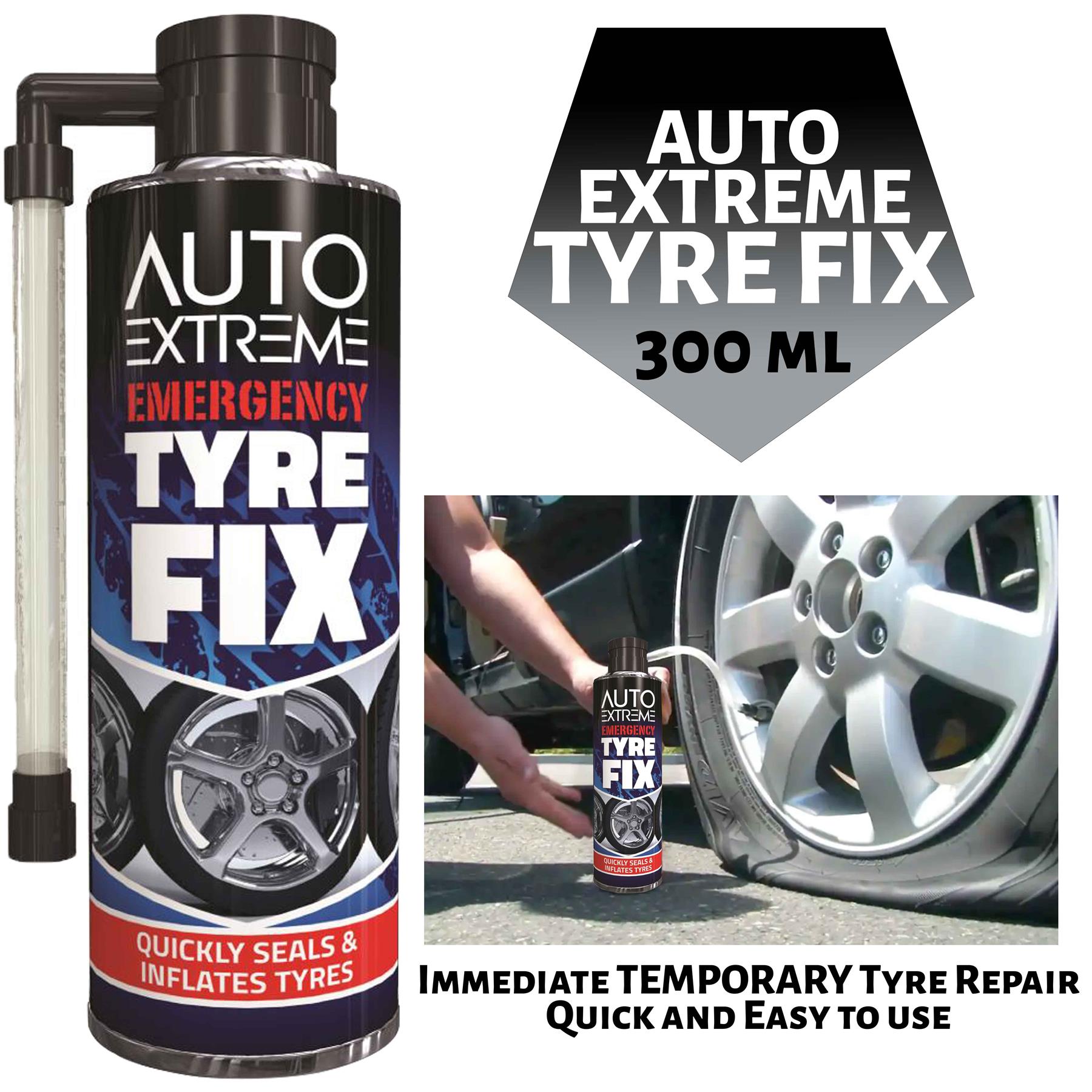 Auto Extreme Quick Fix Tyre Repair 300ml Inflater