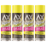 4X - What A Blast! Lemon Car Air Freshener Spray 500ml Car Air Freshener
