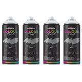 4X Grey Primer Matt Spray Paint 400ml