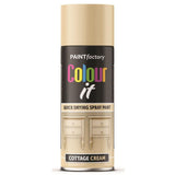 Paint Factory Cottage Cream Gloss Spray Paint 400ml