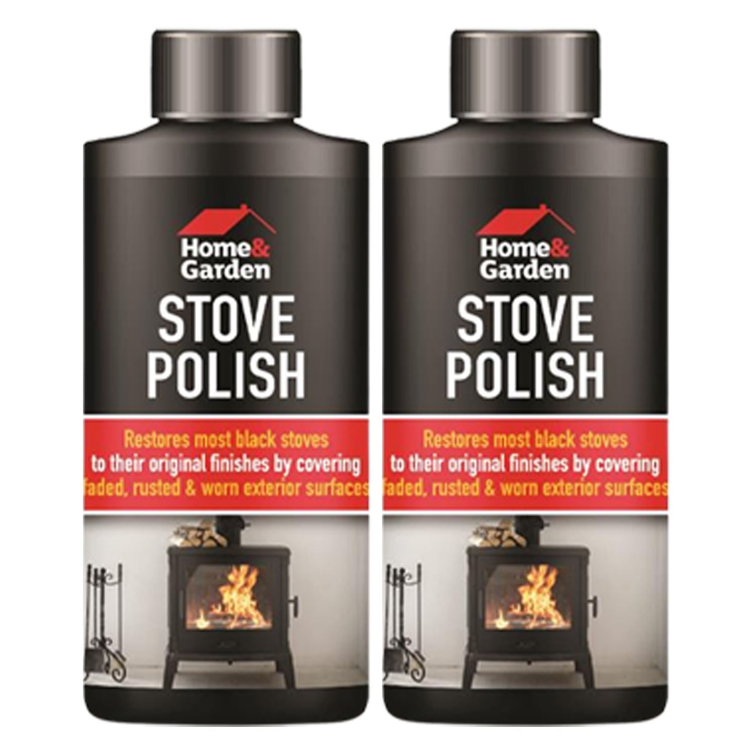2X - Stove Polish Spray 200ml Cleaner