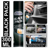 CarPride Black Pack 300 ML black plastic bumper restorer for faded exterior trims and plastics