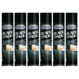 6X Black Plastic Bumper Restorer 300ml Spray Paint
