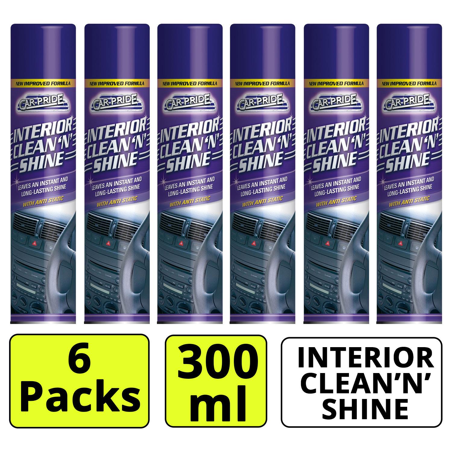 6X Interior Clean & Shine 300ml Spray Paint