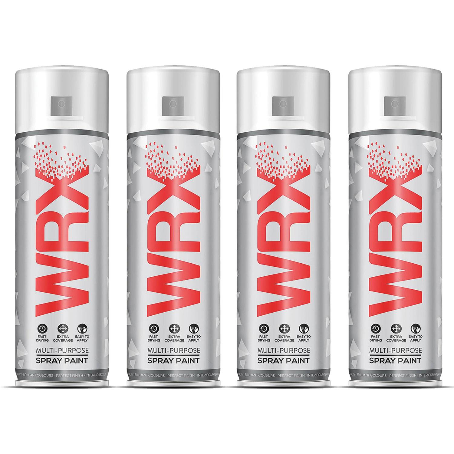 4X WRX Grey Primer Spray Paints 400ml Technical Spray
