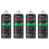 4X Eucalyptus RAL 6037 Gloss Spray Paint 400ml