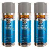 3X Hycote Bodyshop Grey Primer Spray 400ml Spray Paint