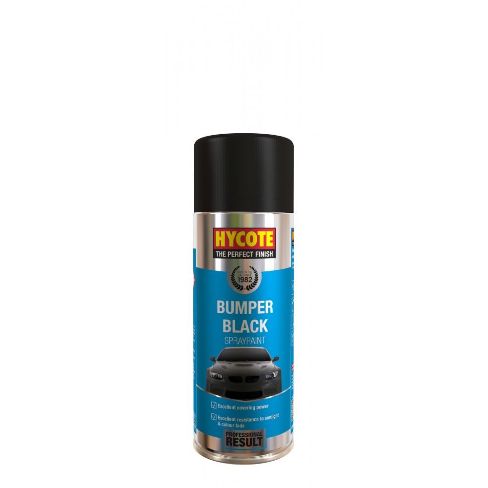 Hycote Bumper Black Spray Paint 400ml Spray Paint
