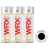 3X WRX Satin Black Spray Paint 400ml Spray Paint