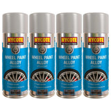 4X Hycote Alloy Wheel Spray Paint 400ml Spray Paint
