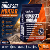 2X - Rapide Ready Mixed Concrete Mortar Bag 2Kg