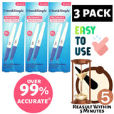 3X Clear & Simple Pregnancy Test Stick Twin Pack Pregnancy Test