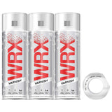 3X WRX Matt Varnish Spray Paint 400ml Spray Paint