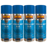 4X Hycote Extreme Heat Blue Spray Paint 400ml Spray Paint