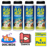 4X Flea Killer Powder 200G Pet supplies