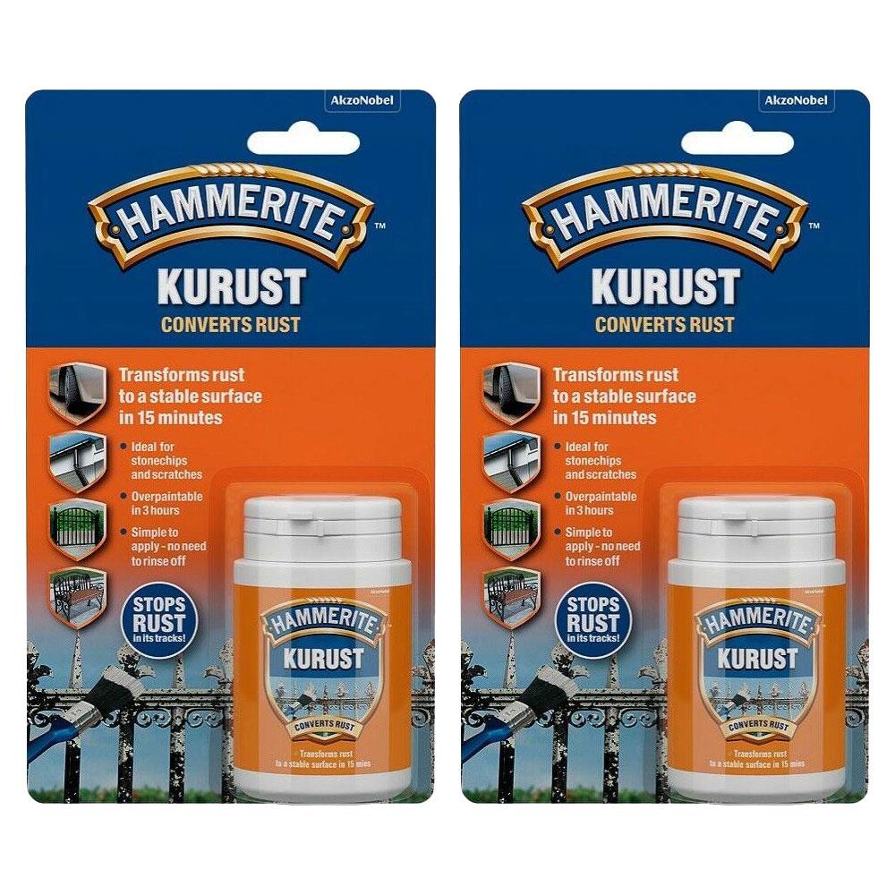 2X Hammerite Kurust Blister 90Ml Kurust