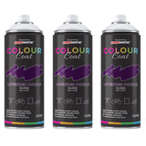 3X Lavender Purple RAL 4007 Gloss Spray Paint 400ml