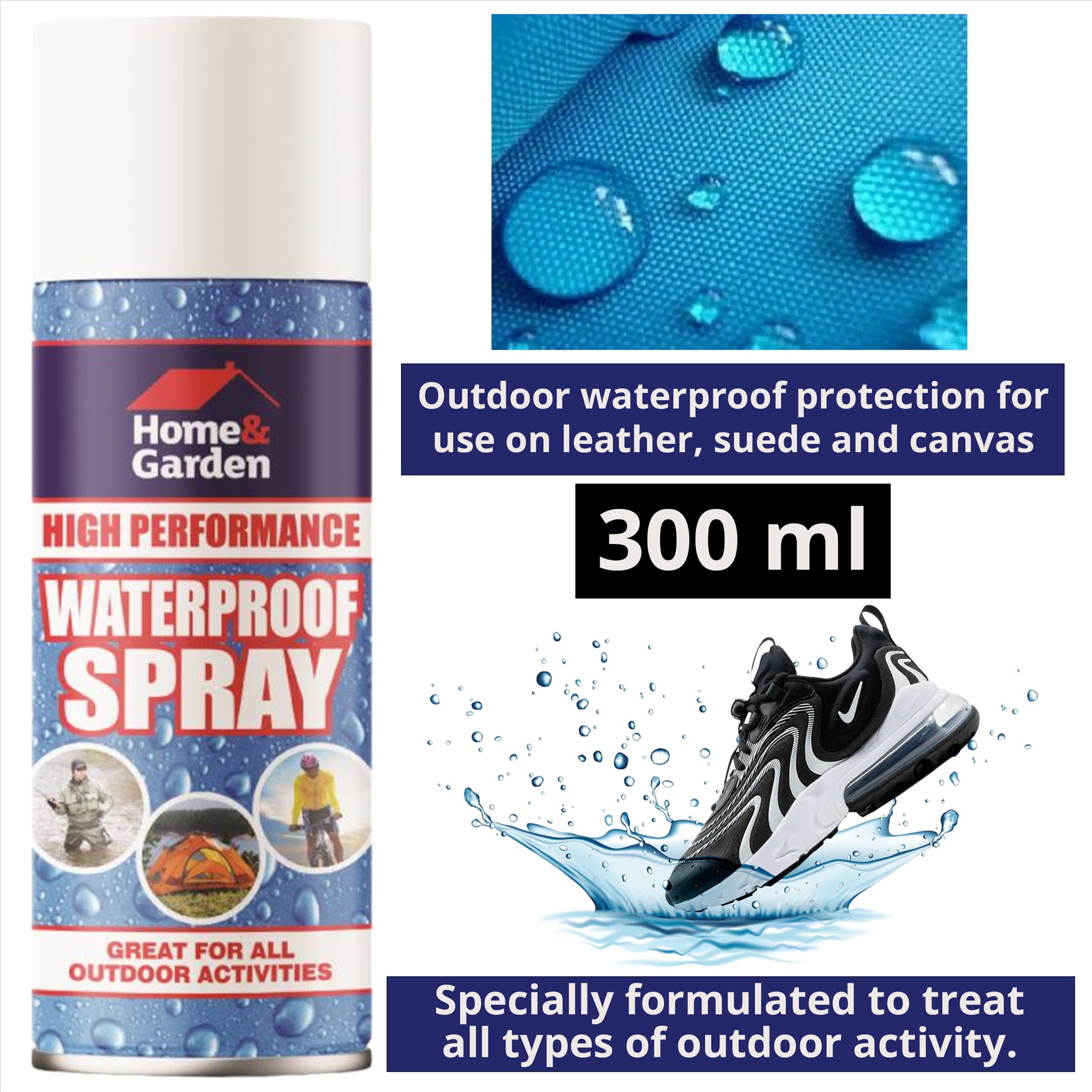 H&G Waterproof Spray 300ml Technical Spray