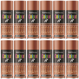 12X Paint Factory Copper Metallic Spray Paint 400ml