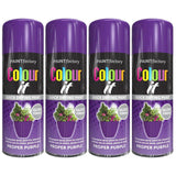 4X Paint Factory Proper Purple Gloss Spray Paint 250ml Spray Paint