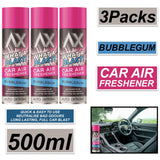 3X - What A Blast! Bubblegum Car Air Freshener Spray 500ml Car Air Freshener
