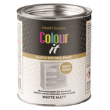24X - Paint Factory White Matt Tin Paint 300ml