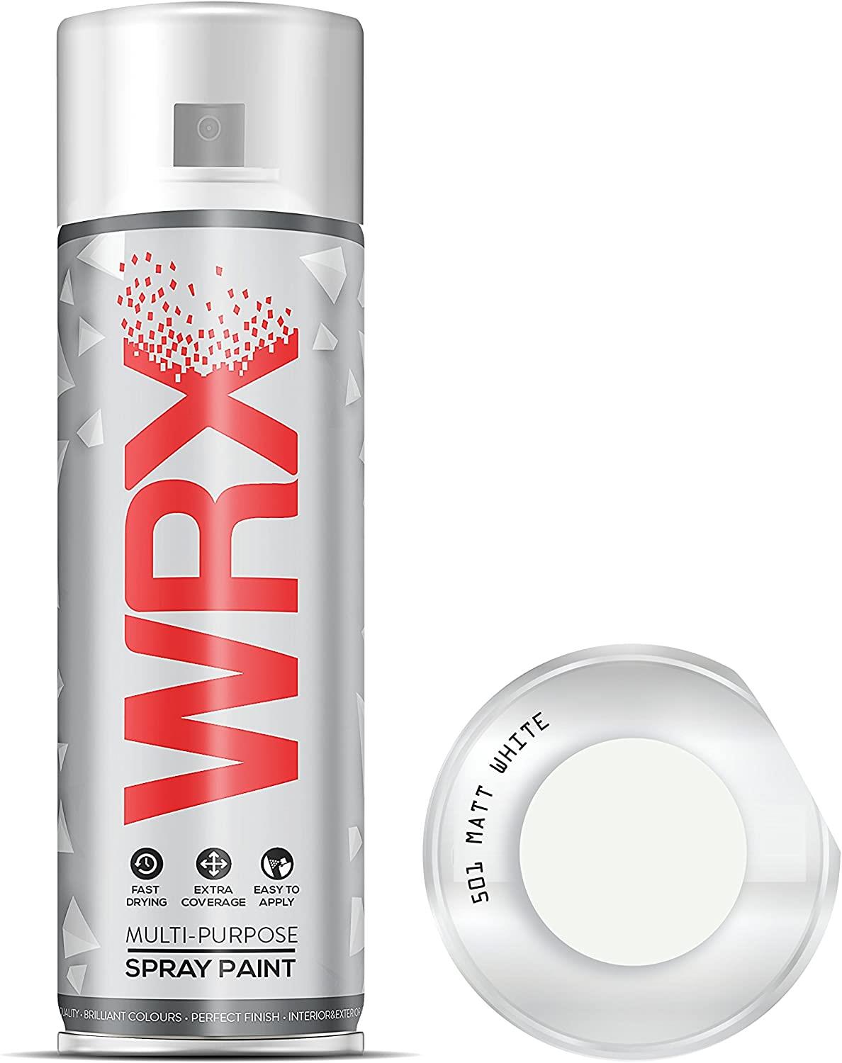 WRX Matt White Spray Paint 400ml Spray Paint