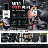 Overlay Matt Black Auto Professional Spray Paint 250ml