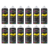 12X Sunbeam Yellow RAL 1018 Gloss Spray Paint 400ml