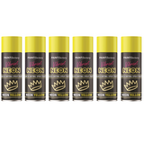 6X Paint Factory Fluorescent Neon Yellow Spray Paint 200ml